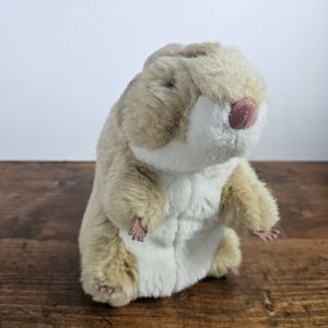 Folkmanis Hamster Puppet Plush Stuffed Animal Blonde